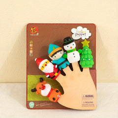 5pcs Pirate Style Finger Puppet Mini Plush Toys Educational Finger Toys