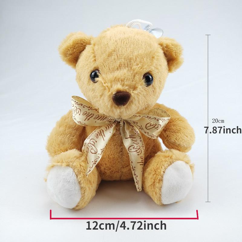 7 Inch Bear Doll Ribbon Teddy Bear Plush Toy