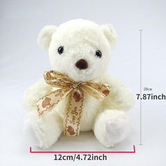 7 Inch Bear Doll Ribbon Teddy Bear Plush Toy