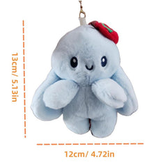 Lovely Doll Strawberry Rabbit Pendant Plush Keychain Toy Gift for Kids