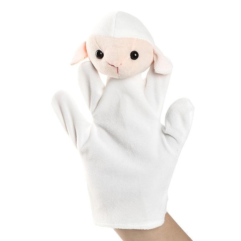 12pcs Zodiac Plush Hand Puppets Baby Mini Finger Toys