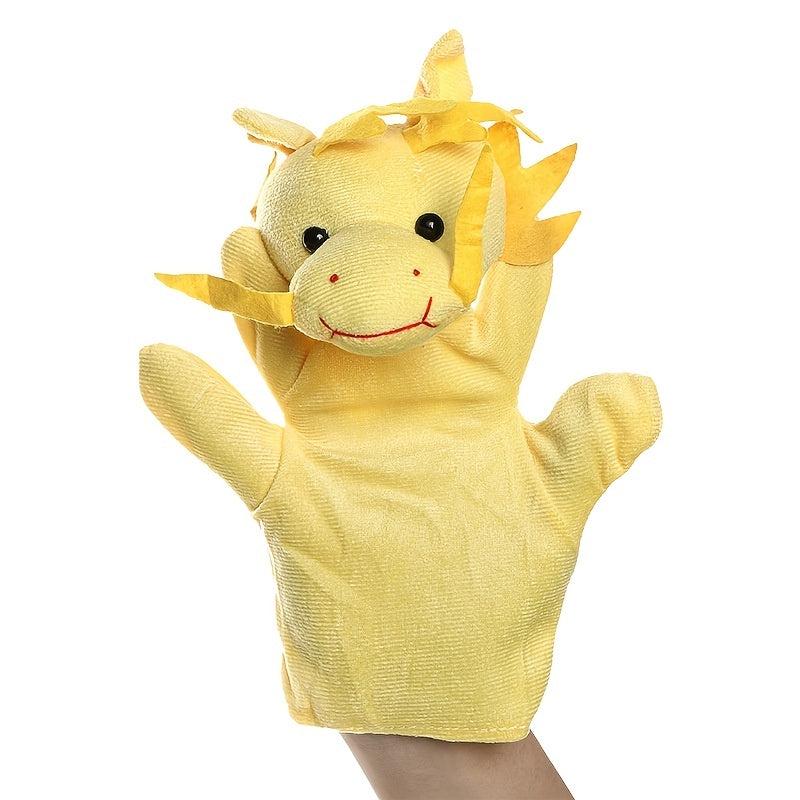 12pcs Zodiac Plush Hand Puppets Baby Mini Finger Toys