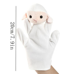 12pcs Zodiac Plush Hand Puppets Baby Mini Finger Toys