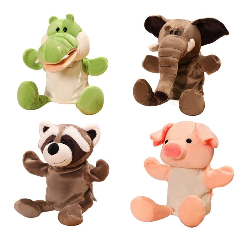 Animal Hand Puppet Plush Show Theater Toddler Plush Birthday Gift