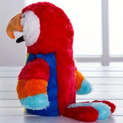 Bird Parrot Hand Puppet Soft Plush Toy for Pretend Playing Dolls