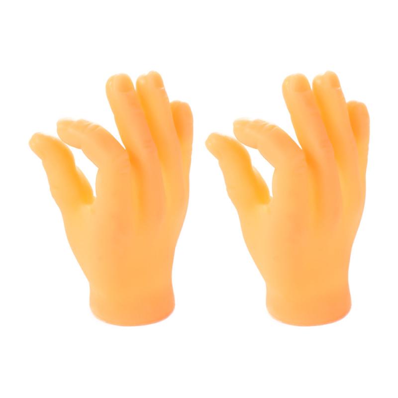 2pcs Mini Hands Puppets Funny Christmas Gift Fidget Toys