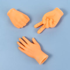 2pcs Mini Hands Puppets Funny Christmas Gift Fidget Toys