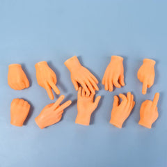 2pcs Mini Hands Puppets Funny Christmas Gift Fidget Toys