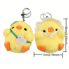 Chick Plush Bag Ornament School Bag Ornament Plush Pendant Doll