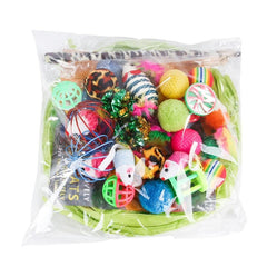 21Pcs Cat Toy Kit Teasing Cat Stick Plush Mouse & More