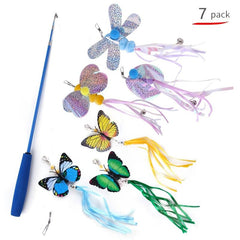 21Pcs Cat Toy Kit Teasing Cat Stick Plush Mouse & More