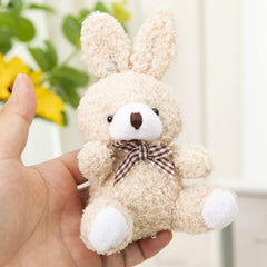 Small Rabbit Pendant Plush Toy Rabbit Cloth Doll Small Doll Bag Ornament