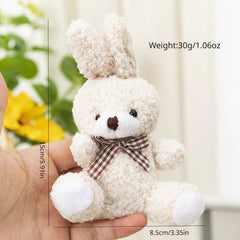 Small Rabbit Pendant Plush Toy Rabbit Cloth Doll Small Doll Bag Ornament
