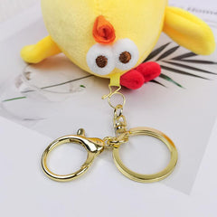 Little Yellow Chicken Plush Toy Keychain Bag Pendant