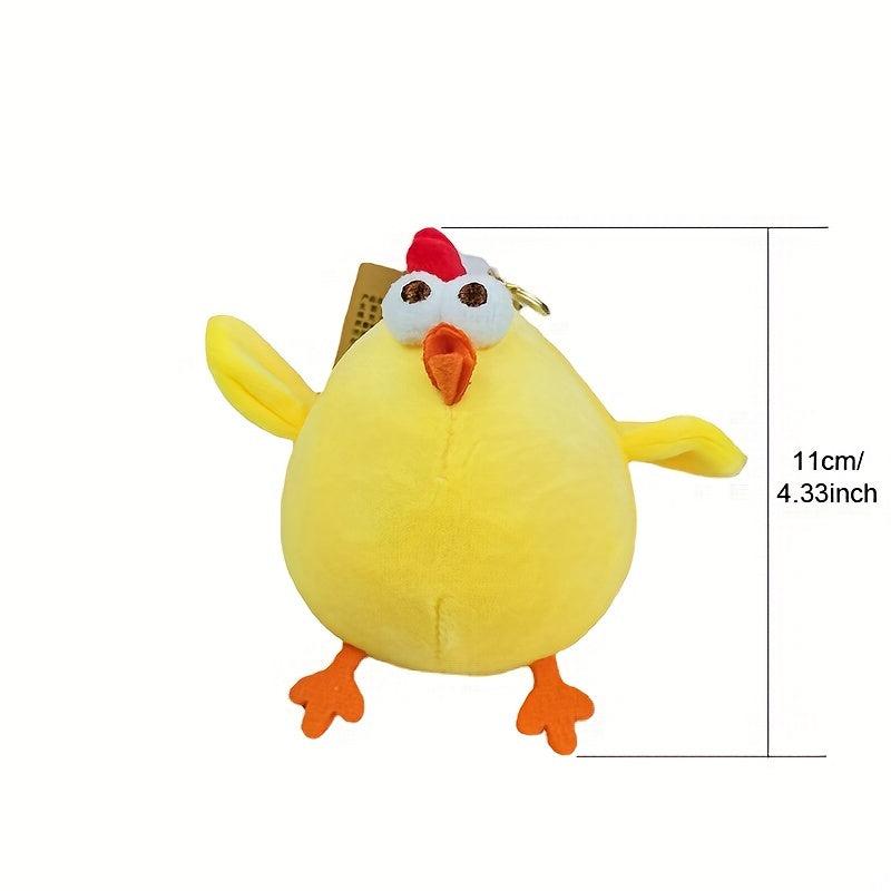 Little Yellow Chicken Plush Toy Keychain Bag Pendant
