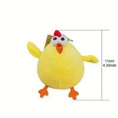 Little Yellow Chicken Plush Toy Keychain Bag Pendant