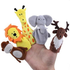 Animal Finger Doll Soothing Toy Plush Toy