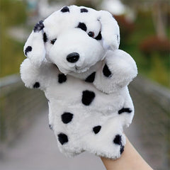Puppy Plush Hand Puppet Dalmatians Parent Child Game Toy
