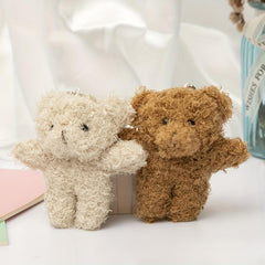 Long Haired Little Bear Doll Plush Toy Gift Bag Pendant
