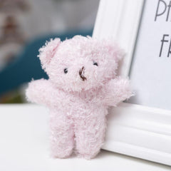 Long Haired Little Bear Doll Plush Toy Gift Bag Pendant