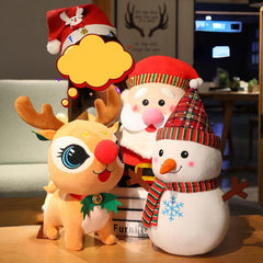 Santa Claus Plush Toy Snowman Pendant Christmas Gift
