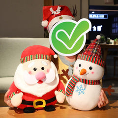 Santa Claus Plush Toy Snowman Pendant Christmas Gift