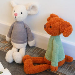 Animal Doll Warm Heart Plush Toy Wedding Doll Birthday Gift