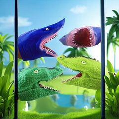 Soft Adhesive Crocodile Doll for Creative TPR Play