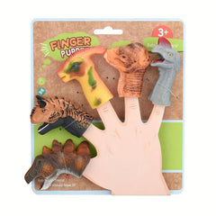 Dinosaur Finger Doll Toy for Small Animal Interaction