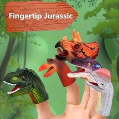 Dinosaur Finger Doll Toy for Small Animal Interaction
