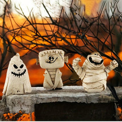Halloween Ghost Mummy Figurine Spooky Home Decor Resin Ghost Shape