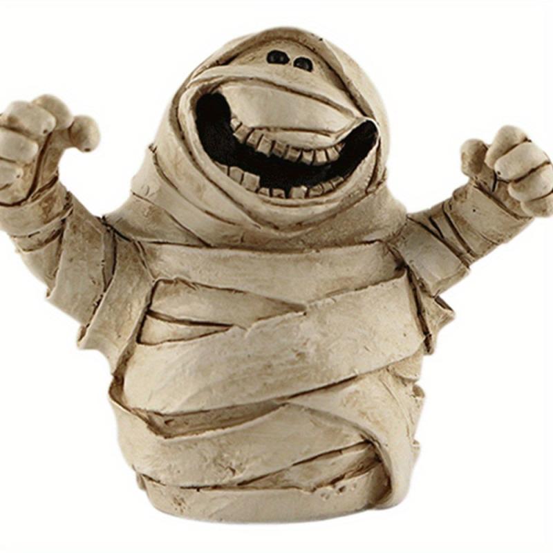 Halloween Ghost Mummy Figurine Spooky Home Decor Resin Ghost Shape