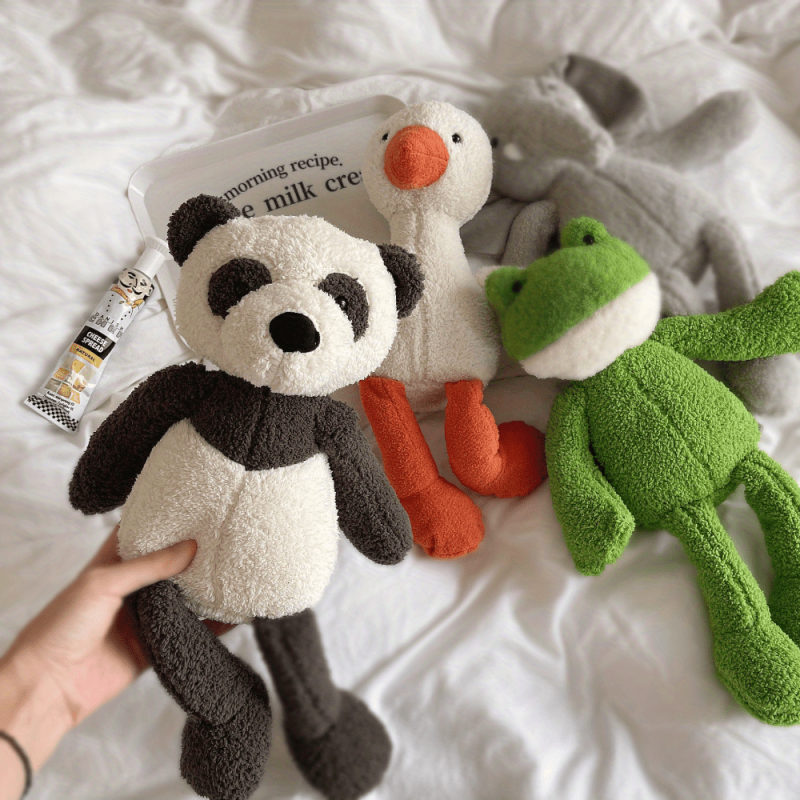 Forest Animal Plush Toys - Panda Frog Elephant Rabbit