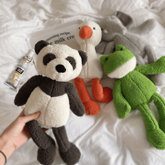 Forest Animal Plush Toys - Panda Frog Elephant Rabbit