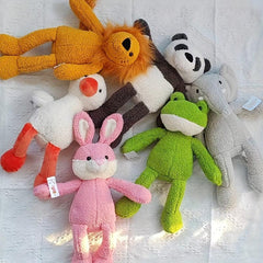 Forest Animal Plush Toys - Panda Frog Elephant Rabbit