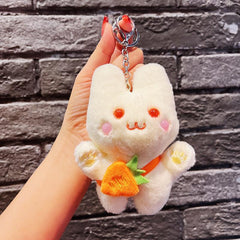 Cat Claw Satchel Doll Small Plush Toy Pendant Mini Bag Key Chain
