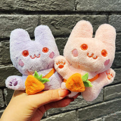 Cat Claw Satchel Doll Small Plush Toy Pendant Mini Bag Key Chain