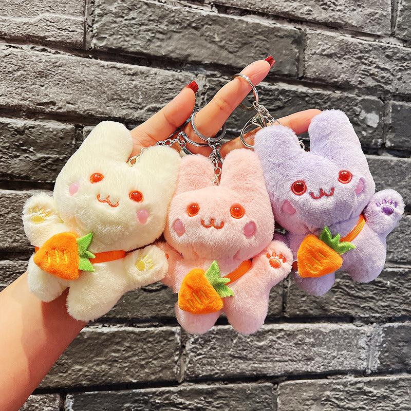 Cat Claw Satchel Doll Small Plush Toy Pendant Mini Bag Key Chain