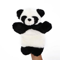 Big Yellow Dog Hand Puppet Plush Toy Gift for Kids Christmas Party Favors