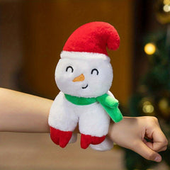 Christmas Plush Toy Santa Elk Snowman Clapper Ring Decoration Gift