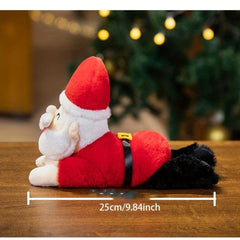 Christmas Plush Toy Santa Elk Snowman Clapper Ring Decoration Gift