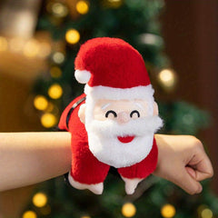 Christmas Plush Toy Santa Elk Snowman Clapper Ring Decoration Gift