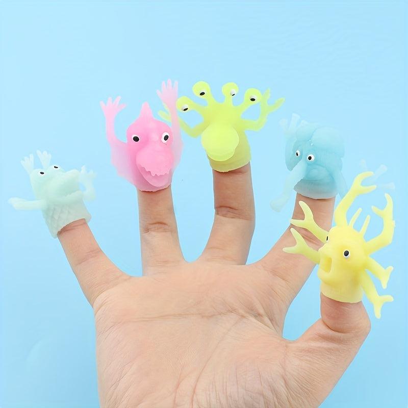 Little Monster Finger Set Luminous Decompression Toy