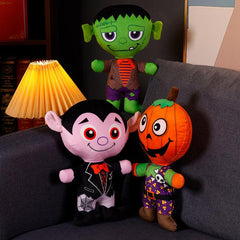 Halloween Stuffed Toy Doll Pumpkin Skeleton Scary Props Decoration