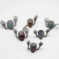 12pcs Finger Dolls Zombie Ghosts Storytelling Cake Decorations Halloween Props