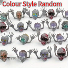 12pcs Finger Dolls Zombie Ghosts Storytelling Cake Decorations Halloween Props