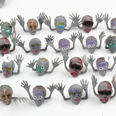 12pcs Finger Dolls Zombie Ghosts Storytelling Cake Decorations Halloween Props