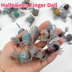 12pcs Finger Dolls Zombie Ghosts Storytelling Cake Decorations Halloween Props