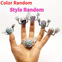 12pcs Finger Dolls Zombie Ghosts Storytelling Cake Decorations Halloween Props