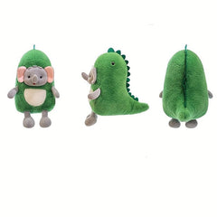 Dinosaur Plush Toy Transforming Doll Tyrannosaurus Rex Sleeping Pillow